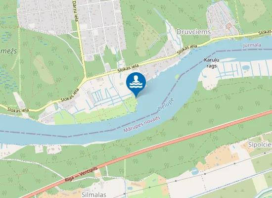 Map of LIELUPES PELDVIETA "EZERU IELAS PELDVIETA"