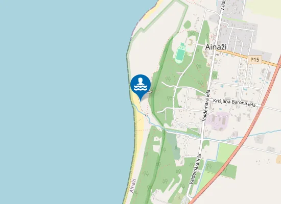 Map of Baltijas Jūra, Ainaži