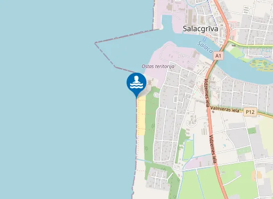 Map of Baltijas Jūra, Salacgrīva