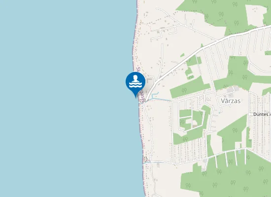 Map of Baltijas Jūra, Peldvieta "Vārzas"