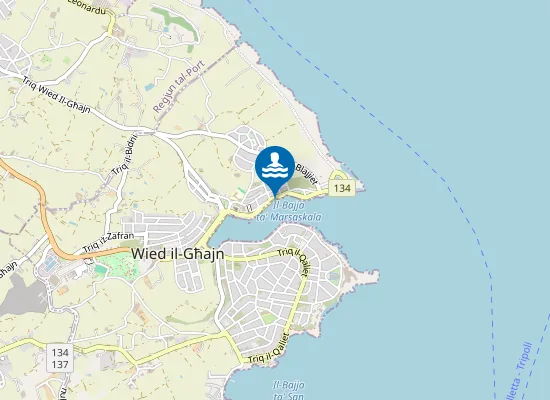 Map of Quay Opposite Triq L-Ghawwiema