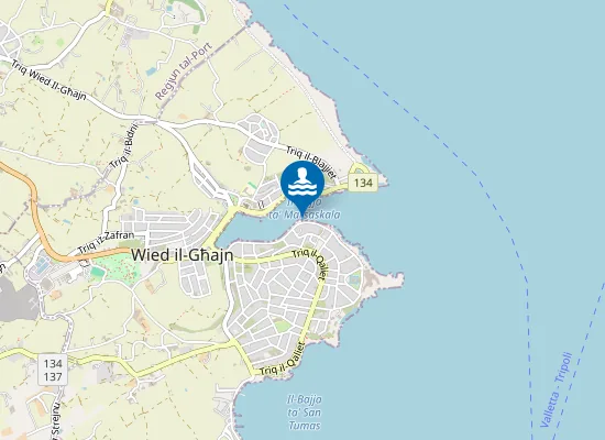 Map of Quay On Triq Is-Salini