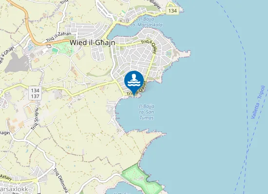 Map of Triq Il-Qaliet