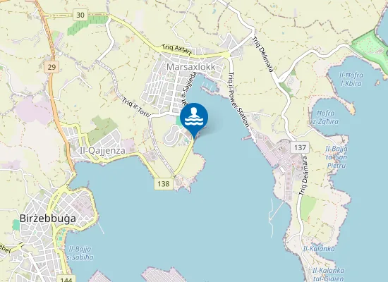 Map of Right Hand Side Of Waterpolo Pitch