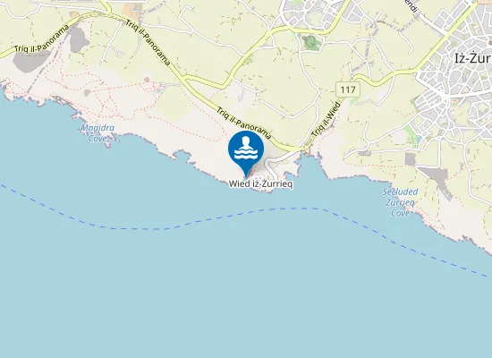 Map of WIED IZ-ZURRIEQ