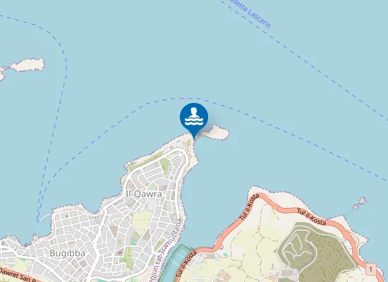 Map of Ras Il-Qawra Fra Ben