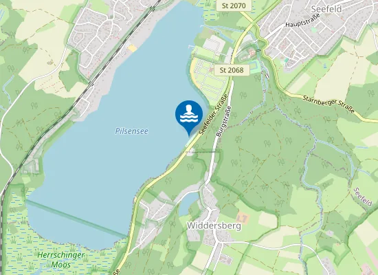 Map of PILSENSEE SEEFELD OST