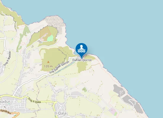 Map of Il-Bajja Ta Dahlet Qorrot