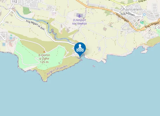 Map of Il-Bajja Ta Mgarr Ix-Xini Private Beach