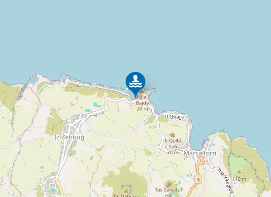 Map of Il-Bajja Tax-Xwejni