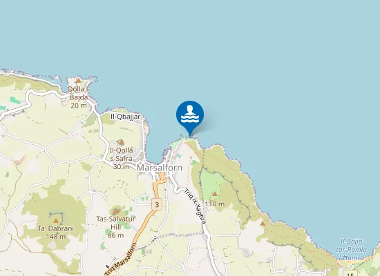 Map of Il-Bajja Ta Marsalforn Ghar Qawqla
