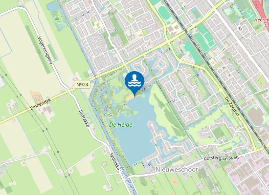 Map of DE HEIDE, HEERENVEEN