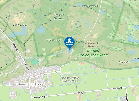 Map of Berkenplas, Schiermonnikoog