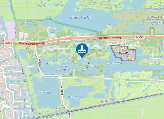 Map of LYTSE WIELEN, LEEUWARDEN