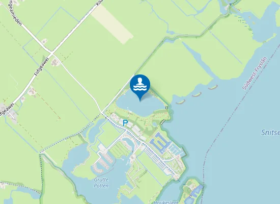 Map of POTTENSTRAND, SNEEK