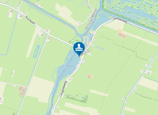 Map of DE DRIESPRONG, LANGELILLE