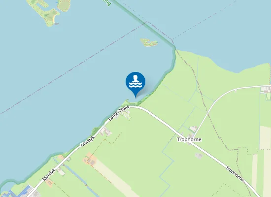 Map of ELAHUIZEN DE LANGE HOEK, ELAHUIZEN