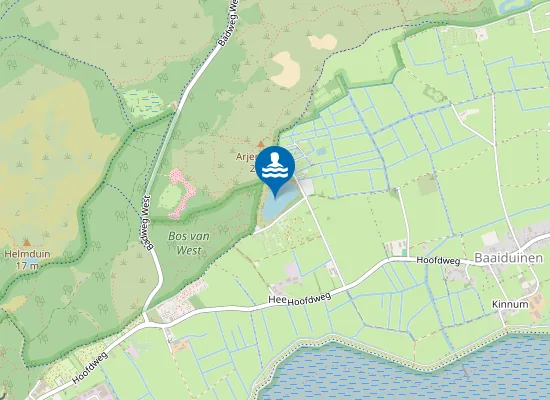 Map of DUINMEERTJE HEE, TERSCHELLING