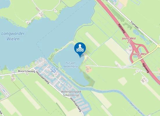 Map of DE WOUDFENNEN, JOURE