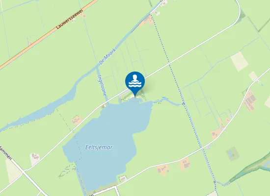 Map of EELTSJEMAR, RINSUMAGEAST