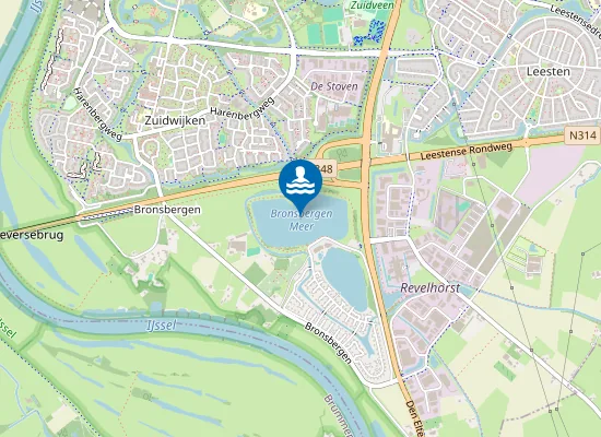 Map of Bronsbergenmeer