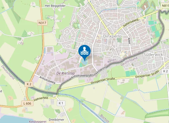 Map of Blauwe Meer Dinxperlo