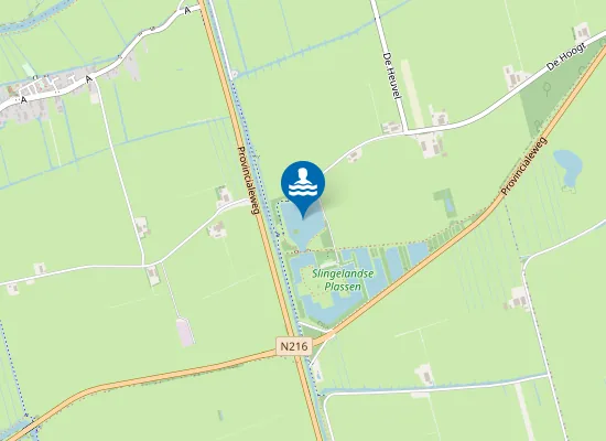 Map of PLAS SLINGELAND