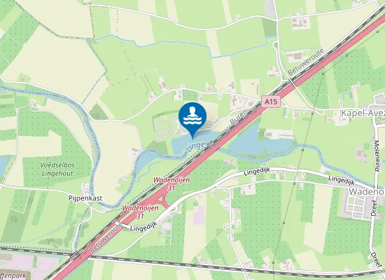 Map of RECREATIEOORD IN DEN BOOMGAARD