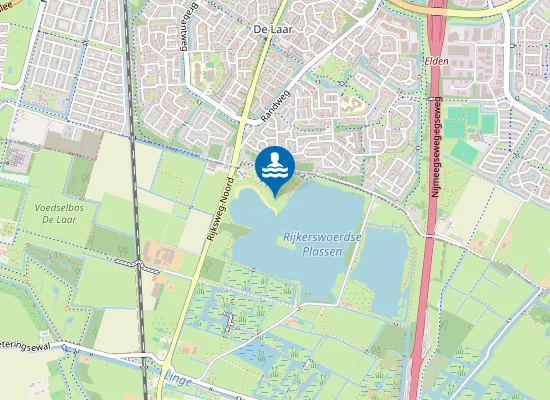 Map of RIJKERSWOERDSE PLASSEN