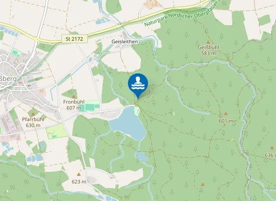 Map of GROSSER WEIHER PLOESSBERG DREIHOEF