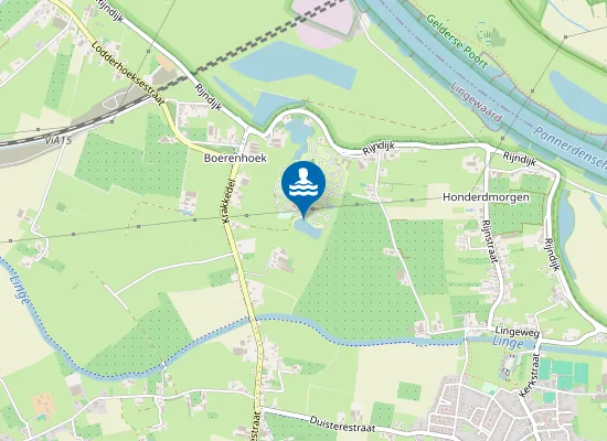 Map of CAMPING DE WAAY