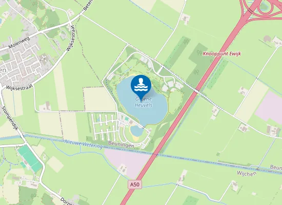 Map of GROENE HEUVELS