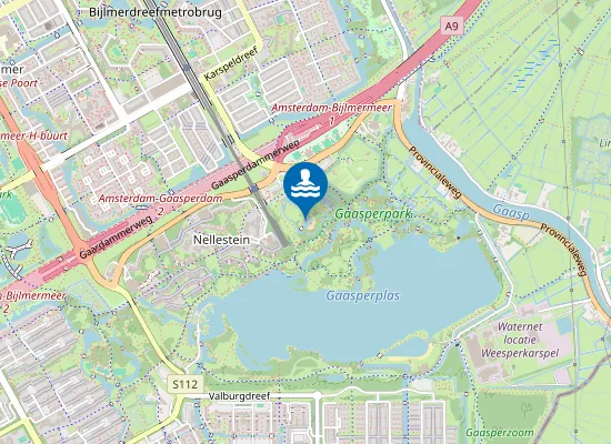 Map of SPEELVIJVER-NOORD, GAASPERPLAS