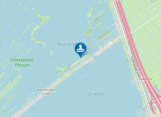 Map of VINKEVEENSE PLASSEN (EILAND 4)