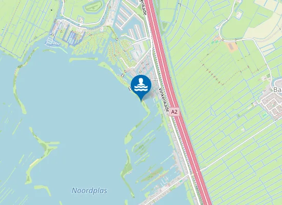 Map of VINKEVEENSE PLASSEN (EILAND 2)