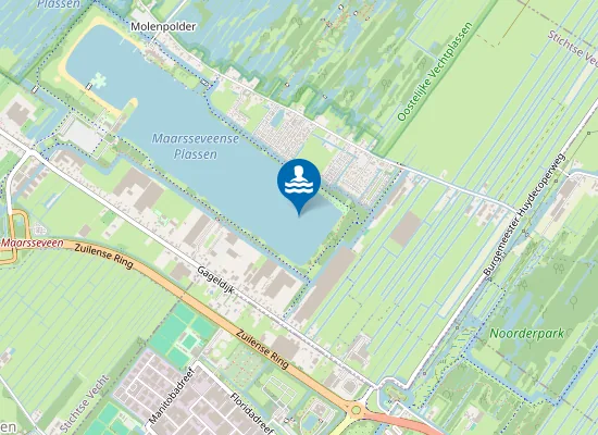 Map of MAARSSEVEENSE PLASSEN ZUIDHOEK