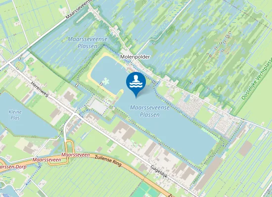 Map of MAARSSEVEENSE PLASSEN STRANDBAD