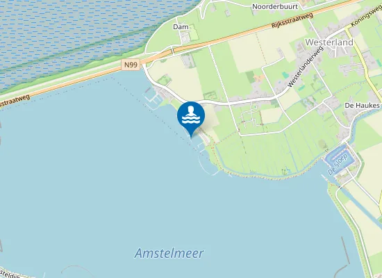 Map of LUTJESTRAND, AMSTELMEER