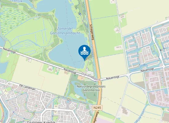 Map of GEESTMERAMBACHT, ZWEMBAAI 7