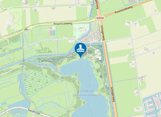 Map of GEESTMERAMBACHT, ZWEMBAAI 1