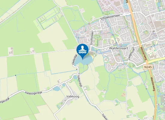 Map of STRAND DE WIEL, SCHAGEN