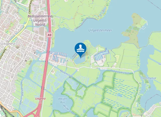 Map of ZWAANSMEER