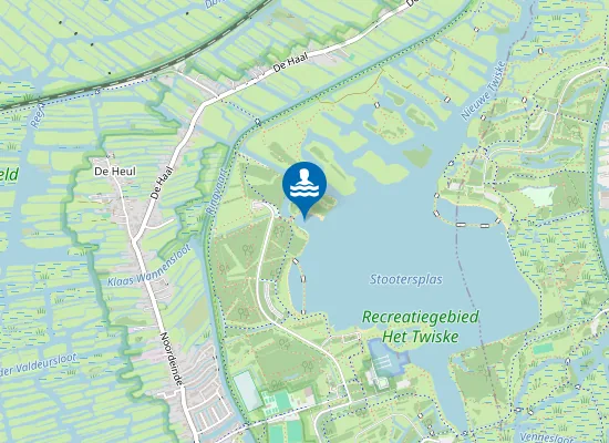 Map of HET TWISKE; BAAIEGAT, NATURISTENSTRAND