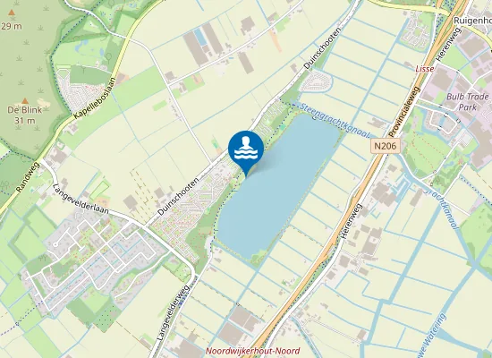Map of OOSTERDUINSE MEER NOORDWESTOEVER