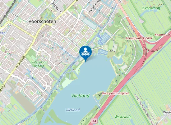 Map of VLIETLAND SURFSTRAND NOORDWESTOEVER