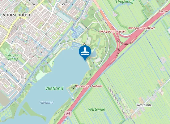 Map of VLIETLAND BADSTRAND NOORDOOSTOEVER