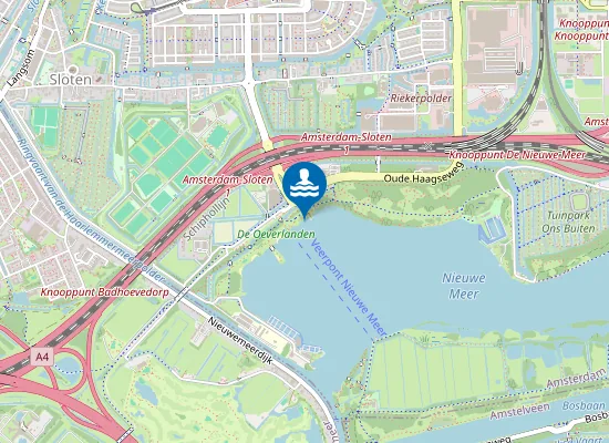 Map of NIEUWE MEER, NOORDOEVER