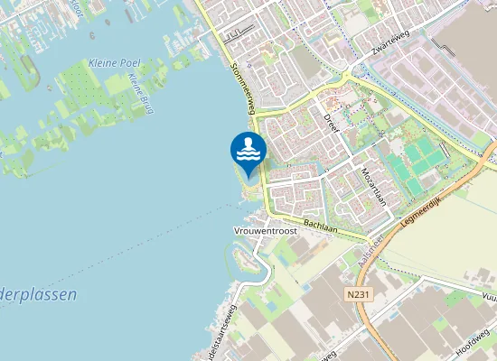 Map of WESTEINDERPLASSEN, VROUWENTROOST