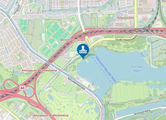 Map of NIEUWE MEER WESTZIJDE, OEVERLANDEN