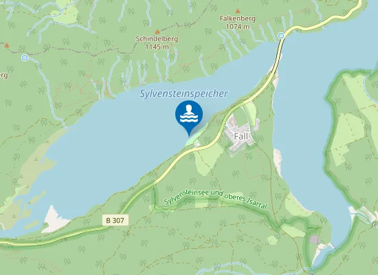 Map of SYLVENSTEINSEE LENGGRIES WASSERWACHT